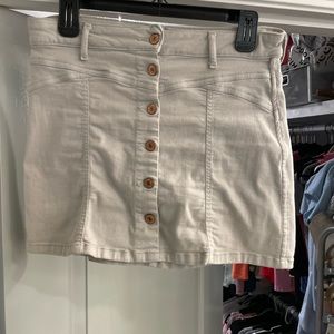 Forever 21 grey jean skirt